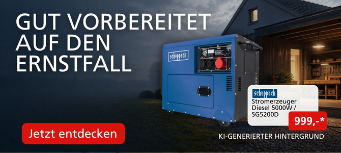 stromerzeuger für den Notfall