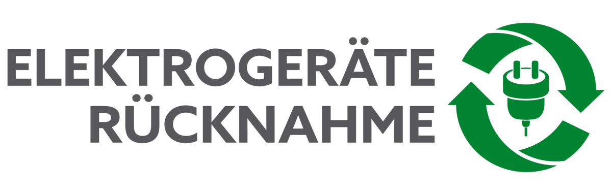 Elektrogeräte-Rücknahme – Hinweisgrafik