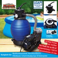Mauk Pool-Sandfilteranlage, 25 Liter