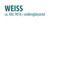 Weißlack - seidenglänzend