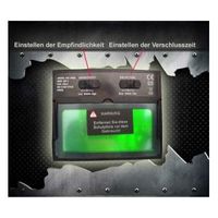 Automatik Schweißhelm Serie "Advanced", Black Shield