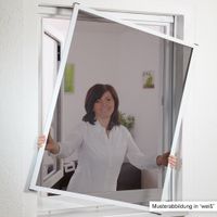 Alu Fensterbausatz Slim 100x120cm anthrazit Pollenschutz