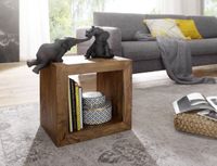 Sheesham Standregal Massiv 44x44 cm Cube Massivholz