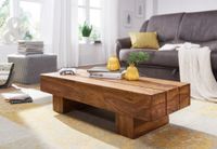 Sheesham Couchtisch Massiv 120 x 45 x 30 cm Massivholz
