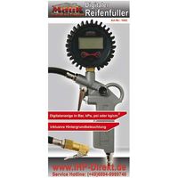 digitaler Druckluft Reifenfüller mit Messing Connector MDRL-3