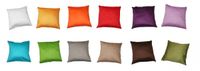 Baumwoll-Satin Kissenhülle Uni 2x 40/40 cm, Farbe flieder