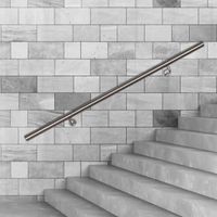 Edelstahl-Handlauf-Set - ca. 150 cm, Ø ca. 4,2 cm