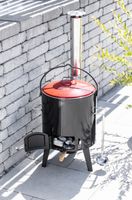 Grillgourmet Emaillierter Eintopfofen/Gulaschkanone