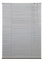 Aluminium-Jalousie, silber, 130 x 90 cm