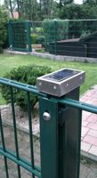 LED-Edelstahl Metallzaunabdeckung 2er Set