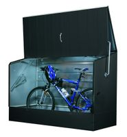 Fahrradbox anthrazit