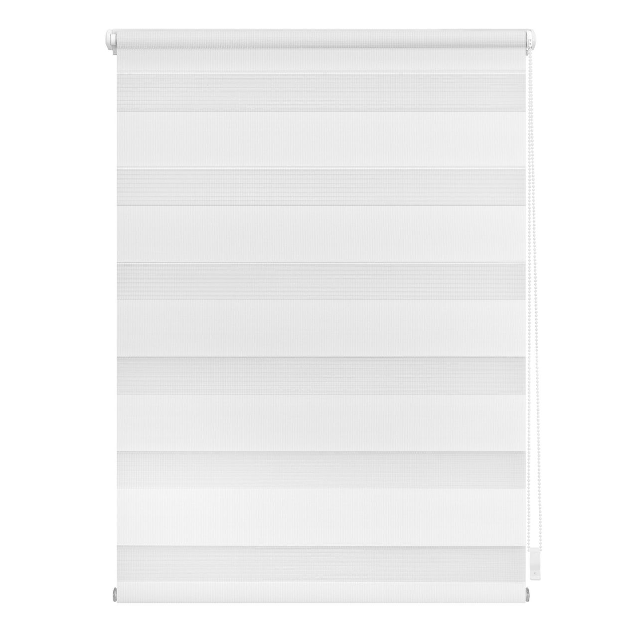 Lichtblick Duo-Rollo Klemmfix, ohne Bohren - Weiß, 65 cm x 150 cm (B x L)