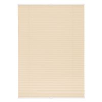Plissee Klemmfix, ohne Bohren, verspannt - Creme, 120 cm x 130 cm (B x L)