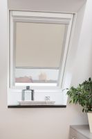 Dachfensterrollo Skylight, Thermo, Verdunkelung - Creme, 49,3 x 94,0 cm (F06) (B x L)