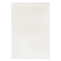 Plissee Klemmfix, ohne Bohren, verspannt - Weiß, 90 cm x 130 cm (B x L)