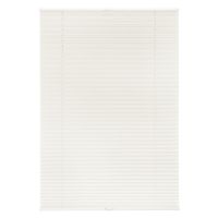 Plissee Klemmfix, ohne Bohren, verspannt - Weiß, 60 cm x 130 cm (B x L)