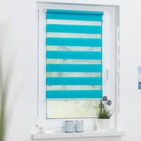 Duo-Rollo Klemmfix, ohne Bohren - Blau, 100 cm x 150 cm (B x L)