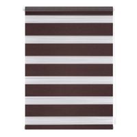 Duo-Rollo Klemmfix, ohne Bohren - Dunkelbraun, 70 cm x 150 cm (B x L)