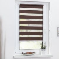 Duo-Rollo Klemmfix, ohne Bohren - Dunkelbraun, 70 cm x 150 cm (B x L)