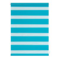 Duo-Rollo Klemmfix, ohne Bohren - Blau, 80 cm x 200 cm (B x L)