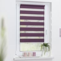 Duo-Rollo Klemmfix, ohne Bohren - Brombeer, 90 cm x 150 cm (B x L)