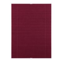 Plissee Klemmfix, ohne Bohren, verspannt - Brombeer, 45 cm x 130 cm (B x L)