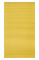 Plissee Klemmfix, ohne Bohren, verspannt - Gelb, 70 cm x 130 cm (B x L)