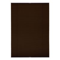 Plissee Klemmfix, ohne Bohren, verspannt - Braun, 120 cm x 130 cm (B x L)