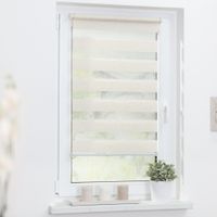 Duo-Rollo Klemmfix, ohne Bohren - Natur, 90 cm x 220 cm (B x L)