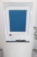 Dachfenster Sonnenschutz Thermofix, ohne Bohren - Blau, 59 cm x 113,5 cm (B x L) für M08