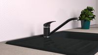 Spültischarmatur GRANIT, Schwarz