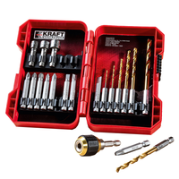 Bohrer-, Bit- und Stecknuss-Set - 20tlg.