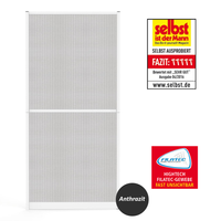 Aluminium Fliegengitterbausatz Tür SLIMPLUS, 100x210cm anthrazit