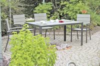Harms Gruppe OLIVIA 5tlg. / 1x Tisch / 4x Stapelstuhl