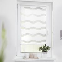 Duo Rollo Welle Klemmfix, ohne Bohren, Weiß, 90 cm x 150 cm (B x L)