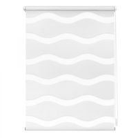 Duo Rollo Welle Klemmfix, ohne Bohren, Weiß, 90 cm x 150 cm (B x L)