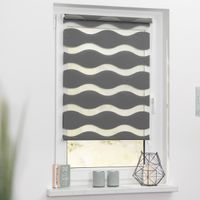 Duo Rollo Welle Klemmfix, ohne Bohren, Anthrazit, 110 cm x 150 cm (B x L)