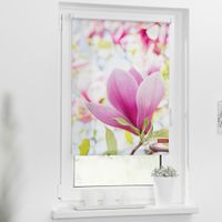 Rollo Klemmfix, ohne Bohren, blickdicht, Magnolie - Rosa, 80 x 150 cm (B x L)