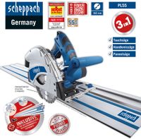Elektro-Tauchsäge PL55 mit 2. Führungsschiene und Zubehör