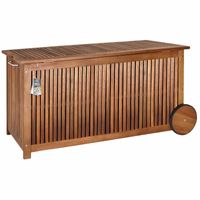 Deuba Auflagenbox mit Rädern und Edelstahlgriff