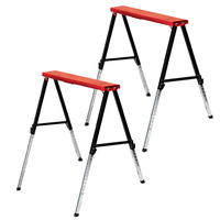 Arbeitsbock höhenverstellbar,  2er-Set,  je Bock 150 kg Traglast