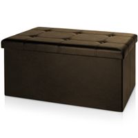 Deuba Faltbare Sitzbank/Sitzhocker MDF braun