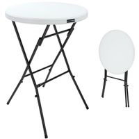 Deuba Stehtisch aus Kunststoff, 80 cm