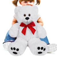 Teddybär Knuddel L - 50cm - weiß