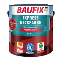 2in1 Express Deckfarbe 2,5 L skandinavisch rot