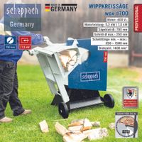 Wippkreissäge wox D700 7,50KW