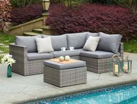 13tlg. Ecklounge-Set inkl. Kissen