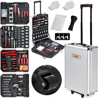 Deuba Werkzeugkoffer Trolley 50 x 37 x 23cm 899 tlg silber