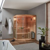 Traditionelle Sauna SKYLINE XL - 150 x 150 cm