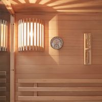 Traditionelle Sauna SKYLINE L - 150 x 120 cm